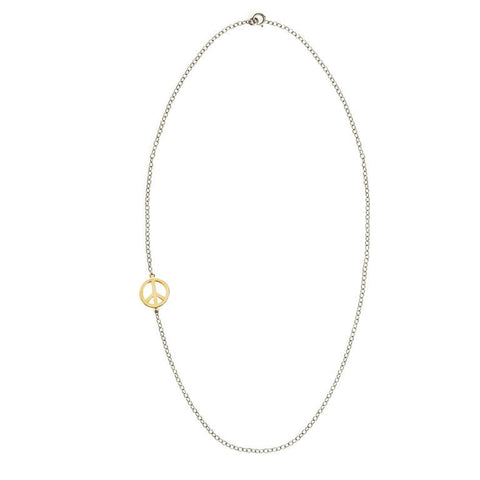 Asymmetric Peace Necklace